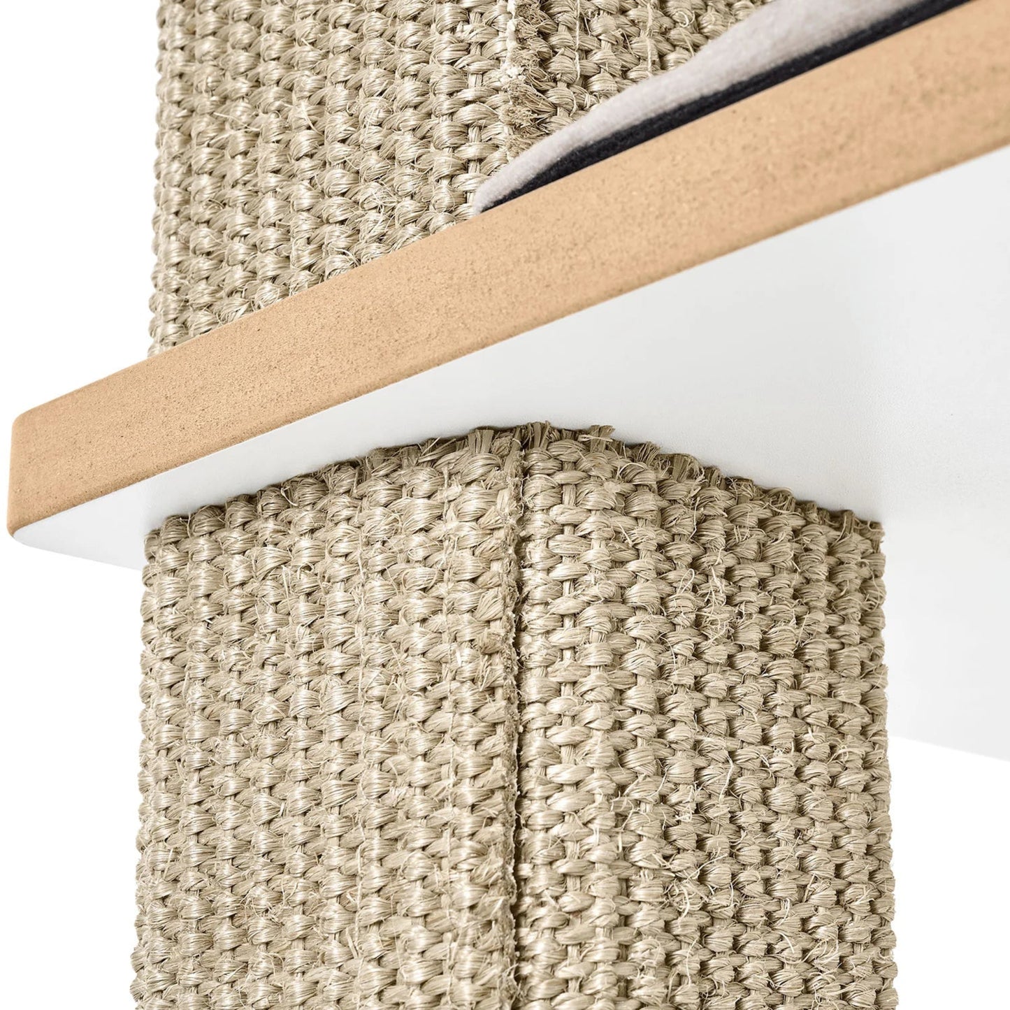 Architectural Floor-to-Ceiling Scratching Tree with Sculptural Design