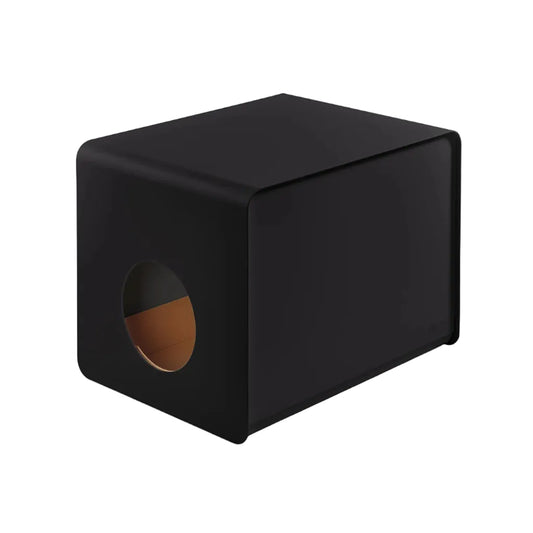 Architectural Cat Litter Box Furniture | Minimalist Aluminum Hideaway