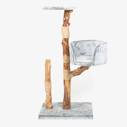 Architectural Multi-Column Scratcher | Triple Vertical Sisal Station