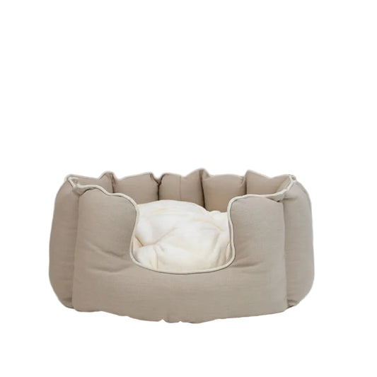 Architectural High-Wall Nest | Textured Sanctuary Bed