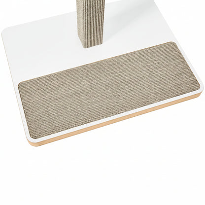 Architectural Floor-to-Ceiling Scratching Tree with Sculptural Design