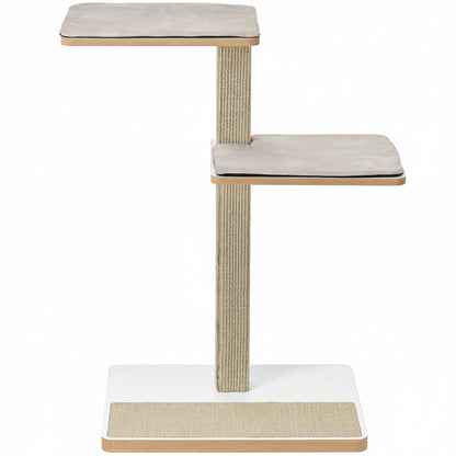 Architectural Floor-to-Ceiling Scratching Tree with Sculptural Design