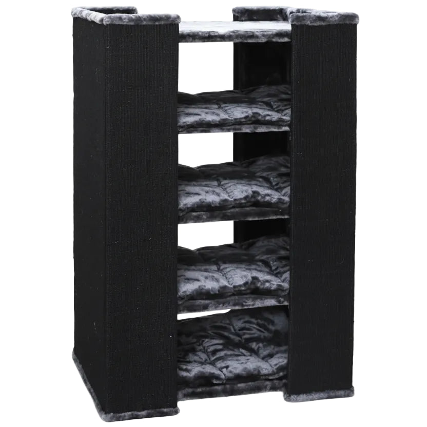 Architectural Wall-Mounted Grand Column | 117cm Heavy-Duty Sisal Station