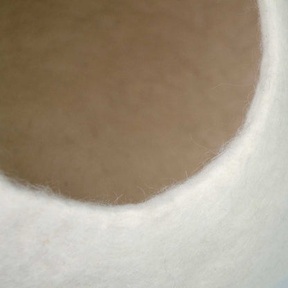 Architectural Organic Felt Cat Cave |  Merino Wool Cocoon