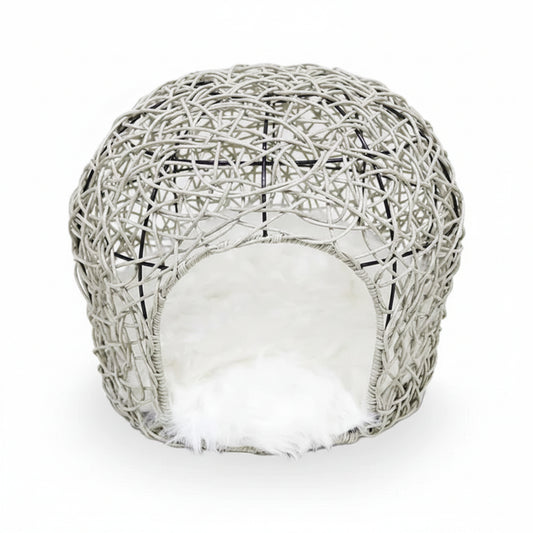 Architectural Felt Nesting Cave | Modern Circular Cat Bed