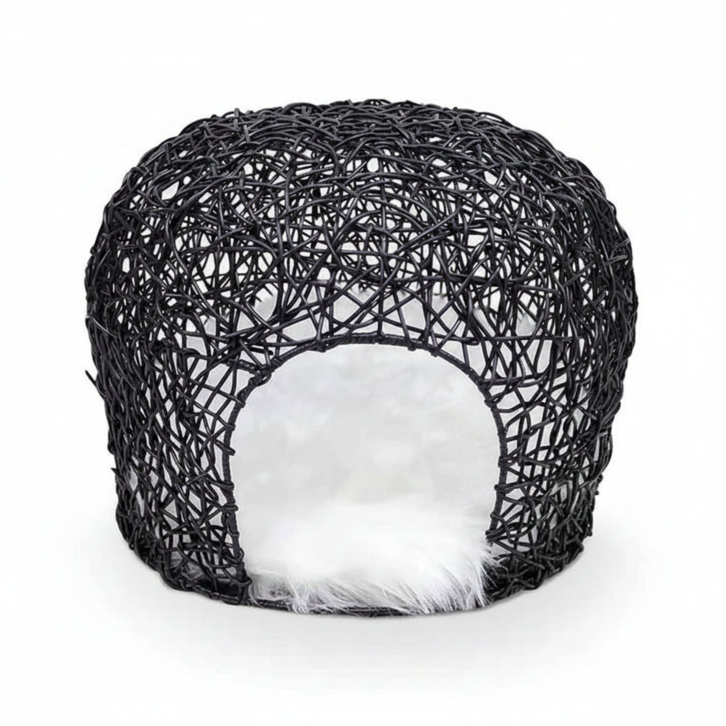 Architectural Felt Nesting Cave | Modern Circular Cat Bed