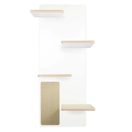 Architectural Wall-Mounted Lounge System | 4-Tier Floating Cat Forest