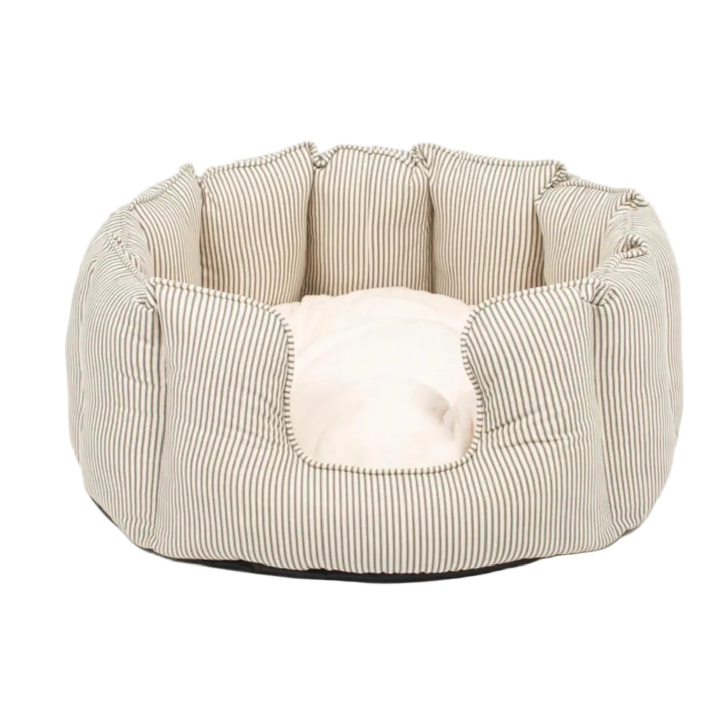 Architectural Signature High-Wall Nest | Ultra-Soft Velvet & Fleece Sanctuary