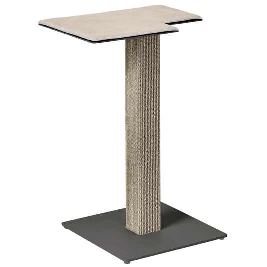 Architectural Wall-Mounted Compact Scratcher | Vertical Sisal Column & Floating Lounge