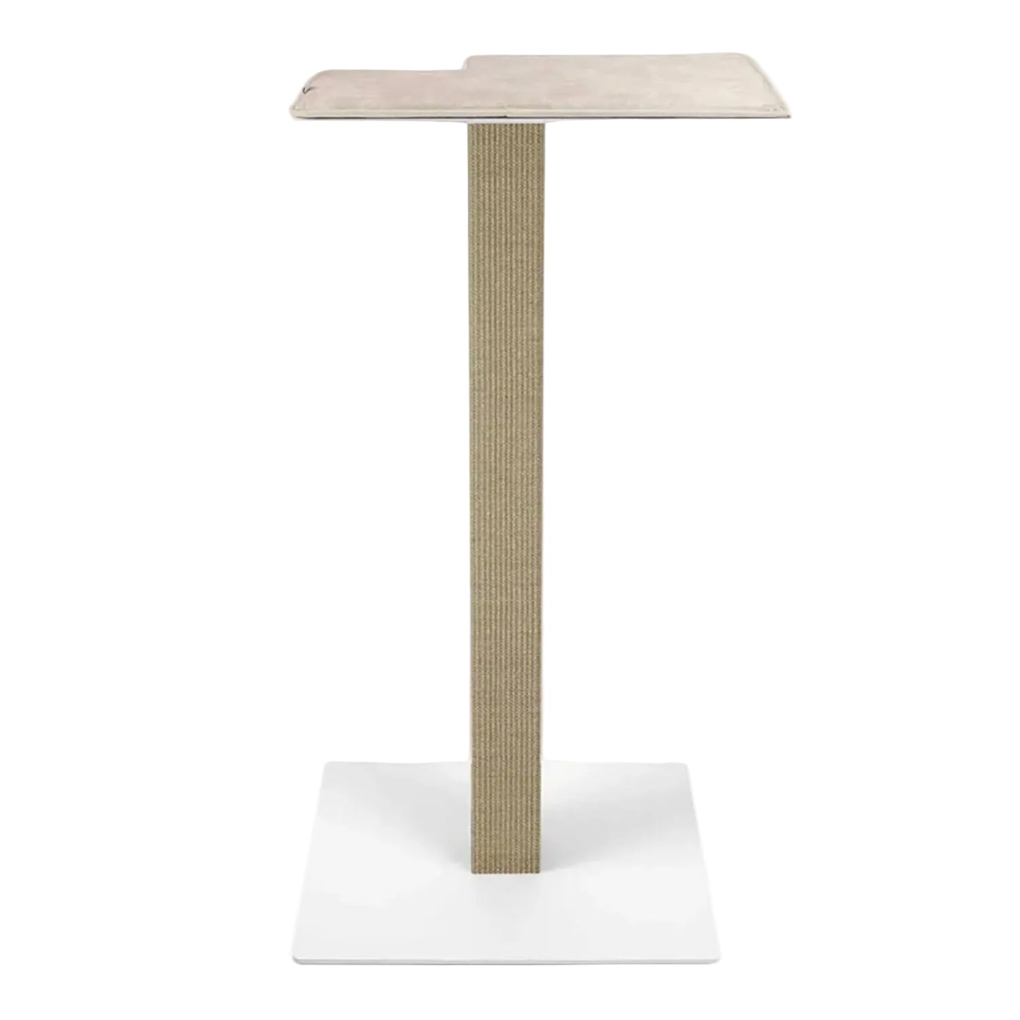 Architectural Wall-Mounted Grand Scratcher | Extended Sisal Column & Floating Lounge