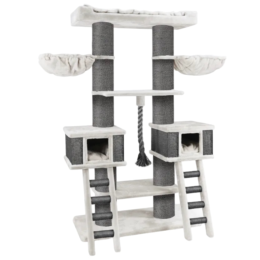 Architectural Grand Climbing Tower | 200cm Heavy-Duty Multi-Level Station