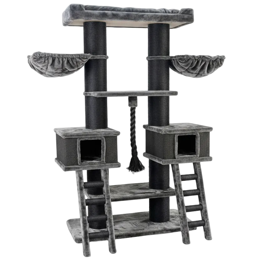 Architectural Grand Climbing Tower | 200cm Heavy-Duty Multi-Level Station