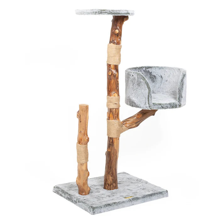 Architectural Multi-Column Scratcher | Triple Vertical Sisal Station
