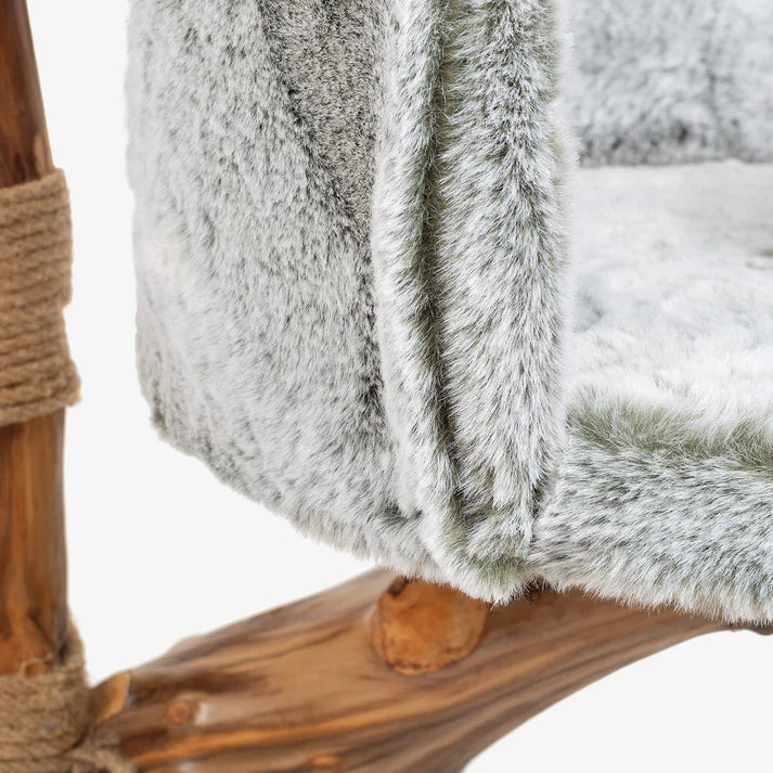 Architectural Multi-Column Scratcher | Triple Vertical Sisal Station