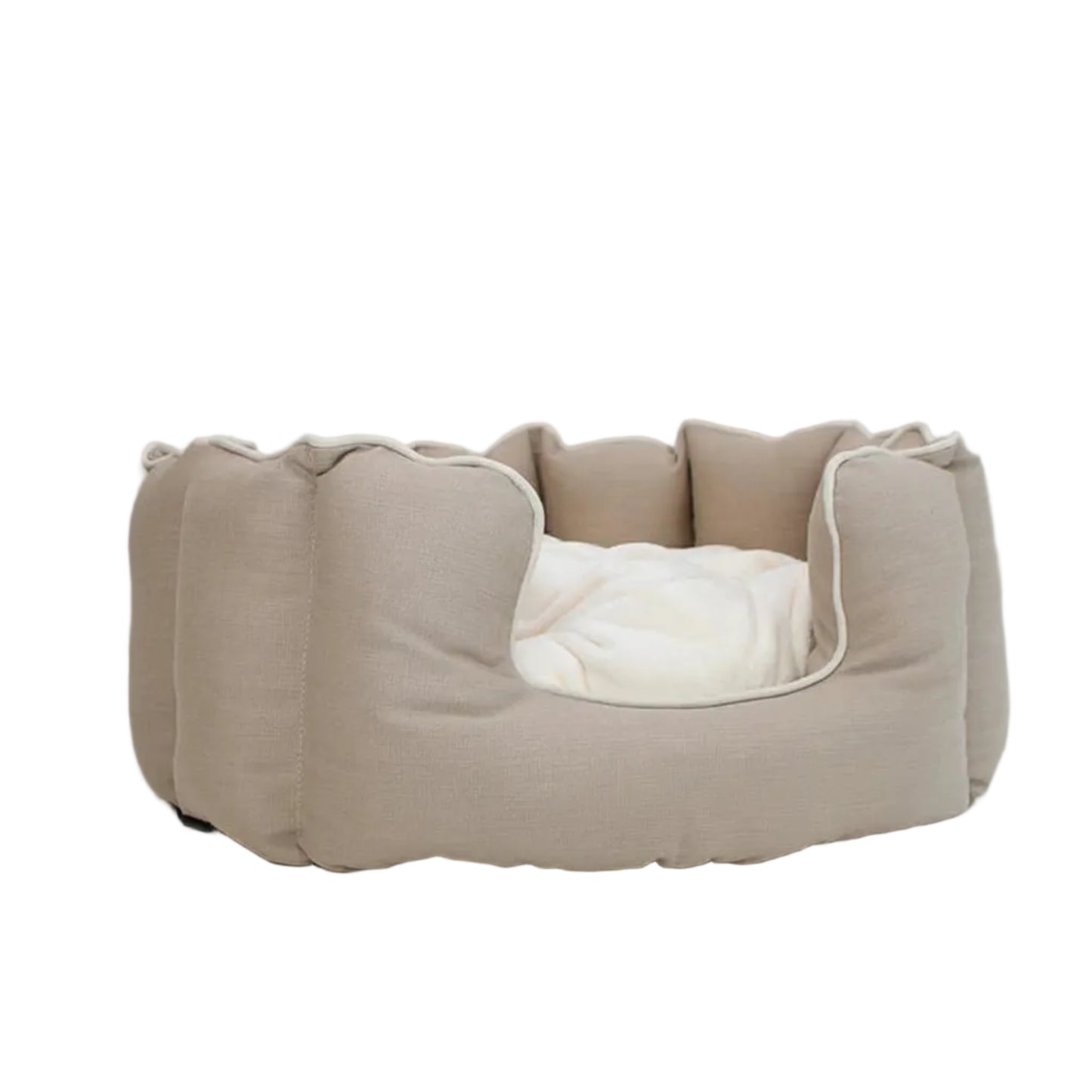 Architectural High-Wall Nest | Textured Sanctuary Bed