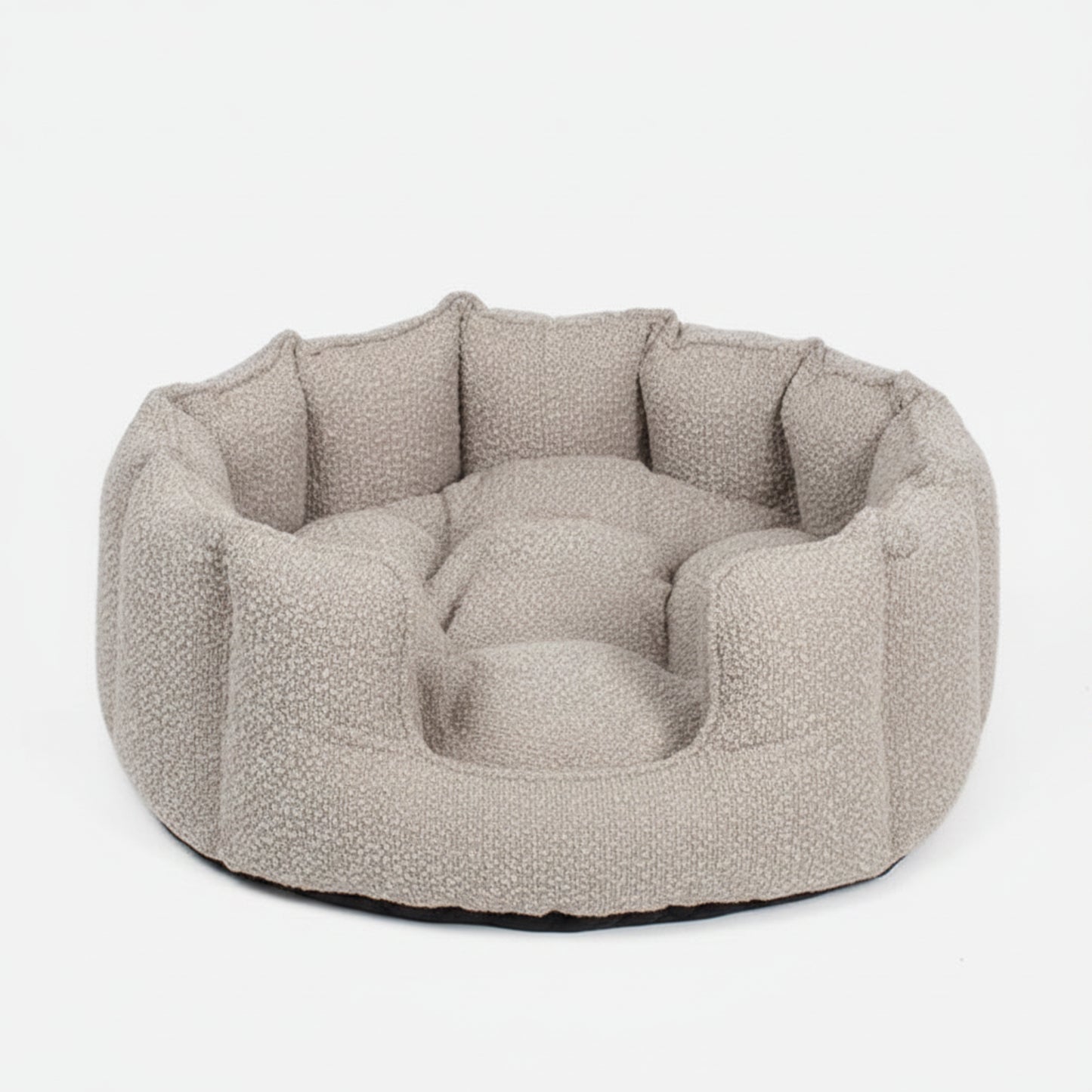 Architectural High-Wall Herringbone Lounge | Premium Tweed Cat Sanctuary