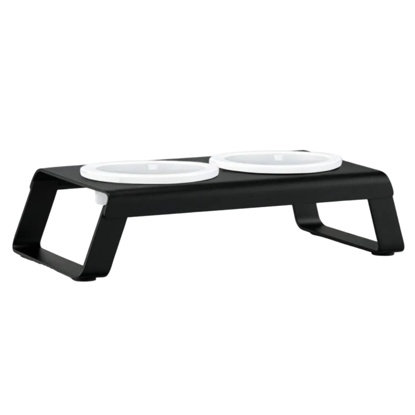 Architectural Elevated Cat Feeder | Ergonomic Double Feeding Station